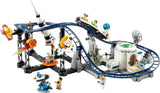 Stavebnice LEGO 31142 Creator 3 v 1 Vesmírná horská dráha pro děti s funkčními vozíky, přestavbami na věž s volným pádem nebo kolotočem s raketami a svítícími kostkami Stavebnice Besuche den LEGO-Store