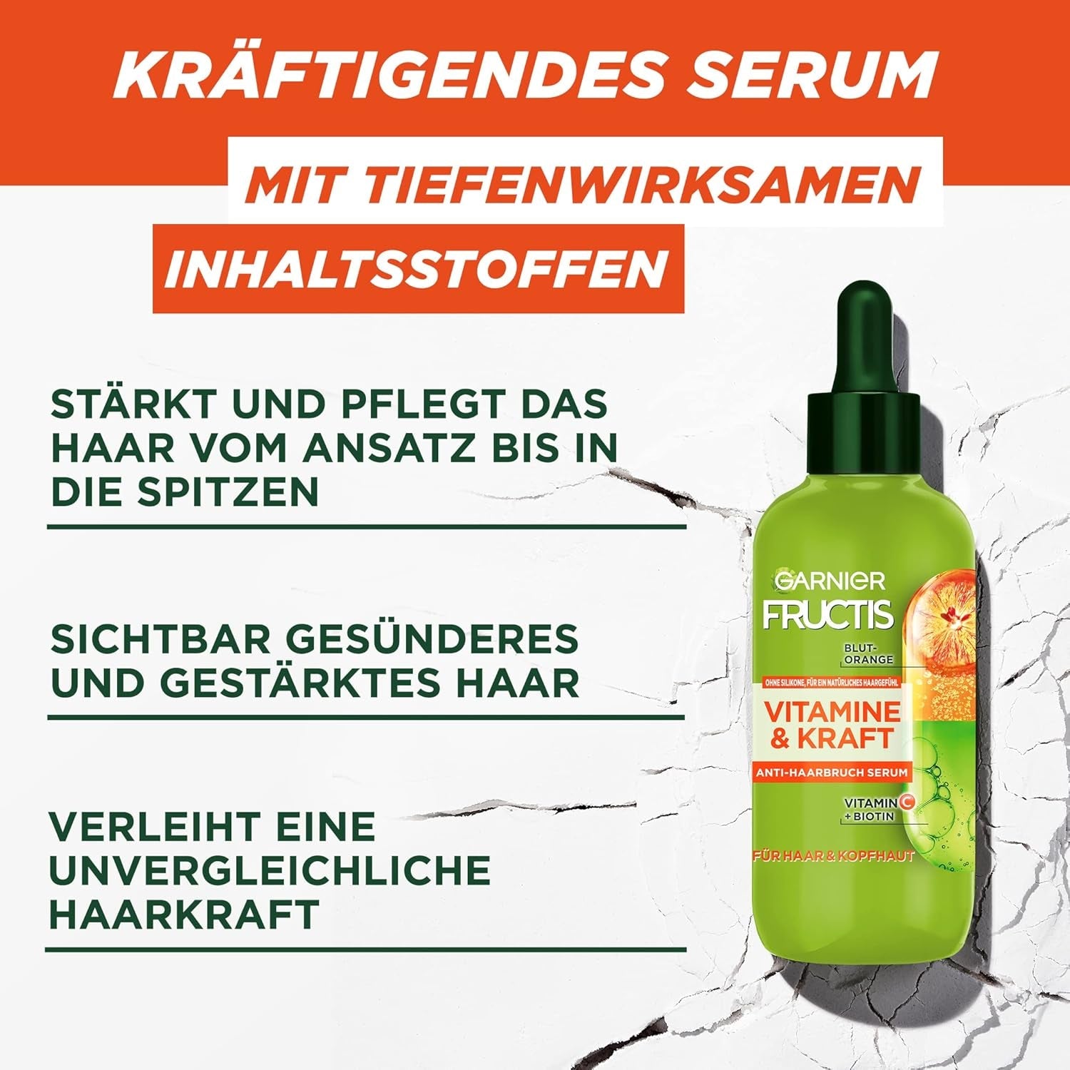Garnier posilující sérum pro řídnoucí vlasy a vlasovou pokožku účinné proti vypadávání vlasů 2 x 125 ml Garnier vlasová péče