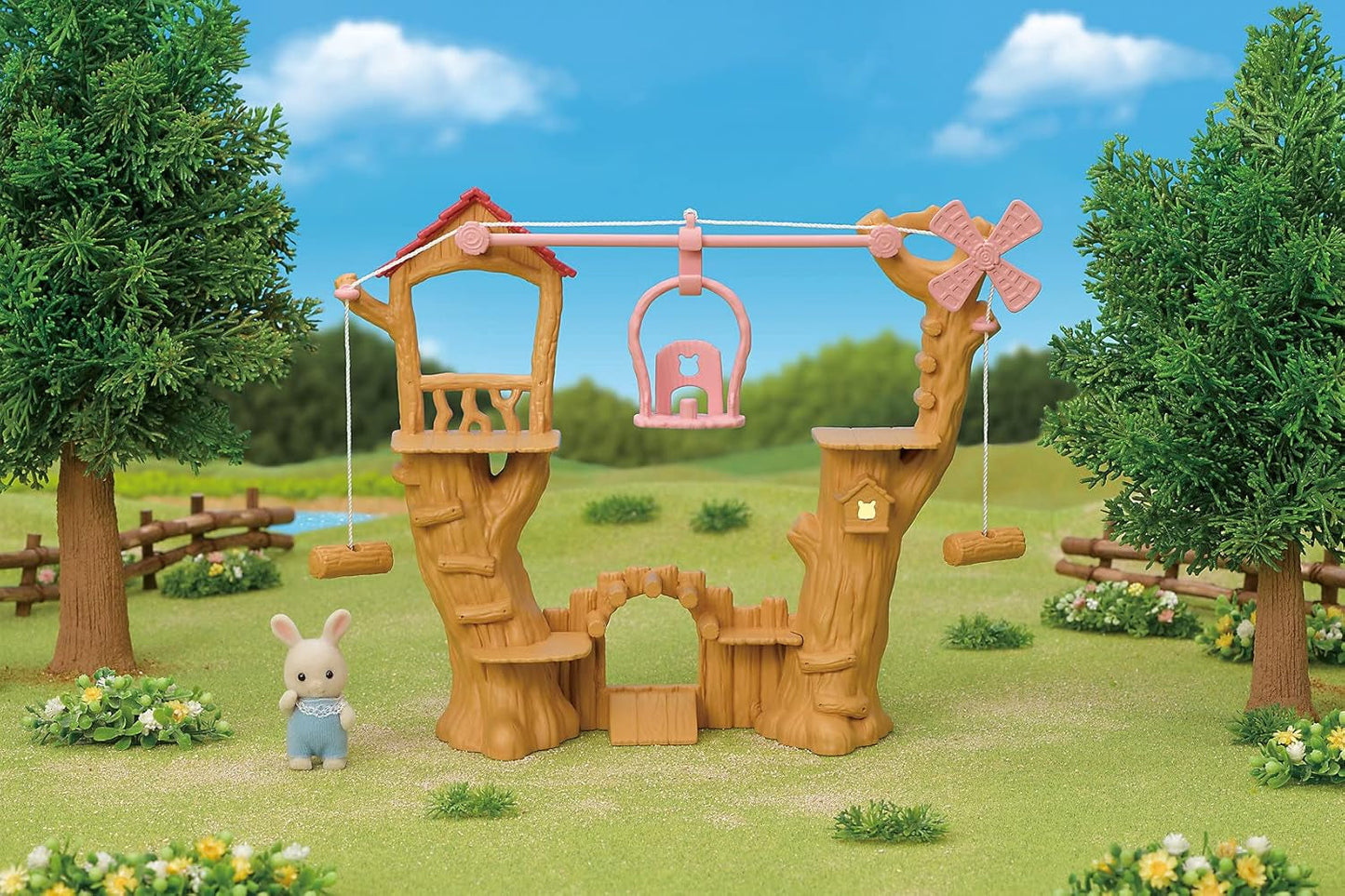 Dětská lanovka Sylvanian Families 5452 - Hrací sada domeček pro panenky