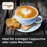 Coffeefair Cafe Creme Kaffeebohnen in Barista Qualität - 1 kg pro Kaffeevollautomaten, Mischbohne pro Kaffee nebo Espresso verwendbar, schonende Trommelröstung