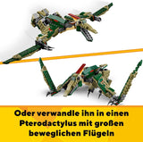 LEGO Creator T.Rex, Dino 3 v 1 Transformovatelný Triceratops nebo Pterodaktyl, Mobilní model dinosaura pro děti, Dárek pro chlapce a dívky 31151 Stavebnice Besuche den LEGO-Store