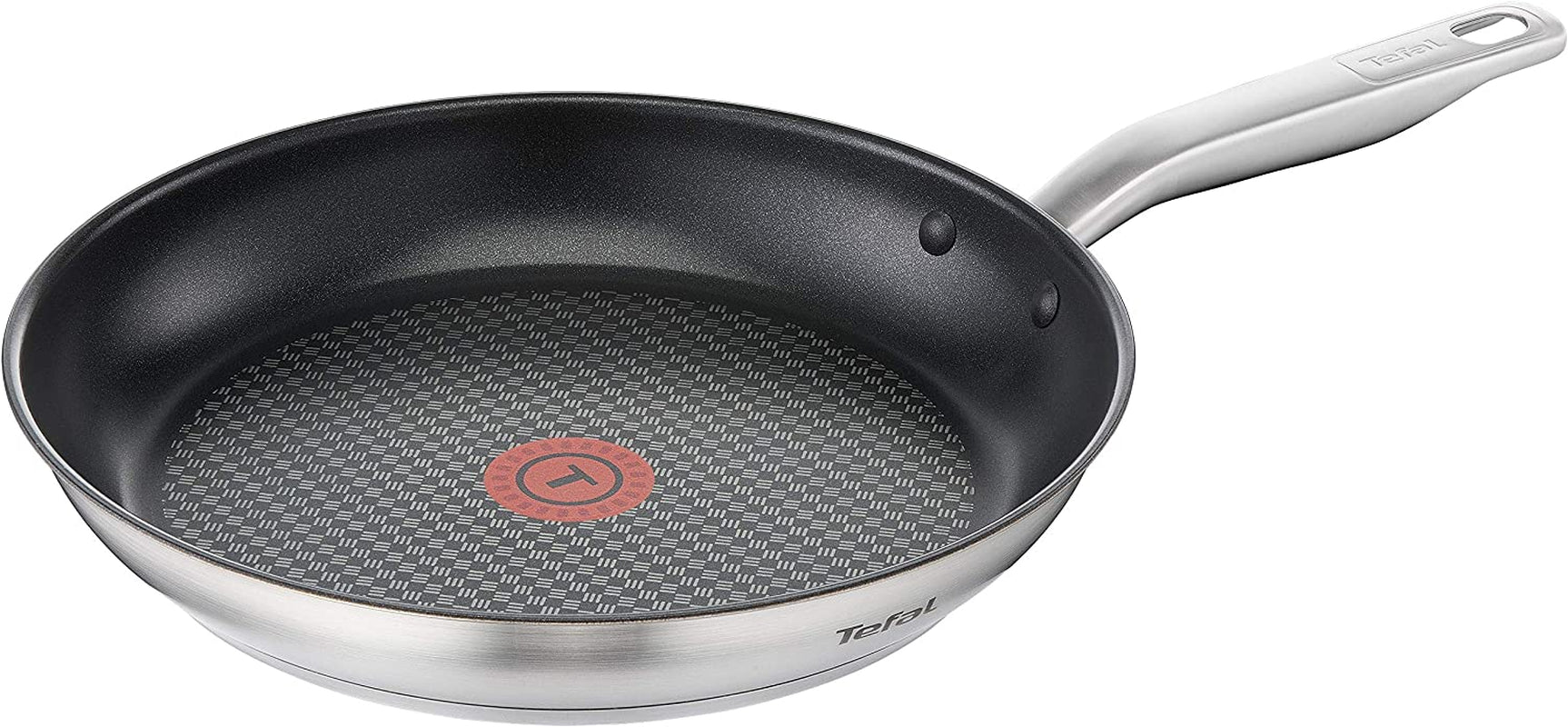 Pánev TEFAL VIRTUOSO 28 cm, Nerezová pánev, indukce Hrnce a pánve Naty Shop 28 cm S nepřilnavým povrchem