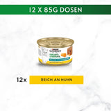 Gourmet Nature's Creations Heart Sauce Mousse Mokré krmivo pro kočky, bohaté na kuře, balení 12 ks (12 x 85 g)