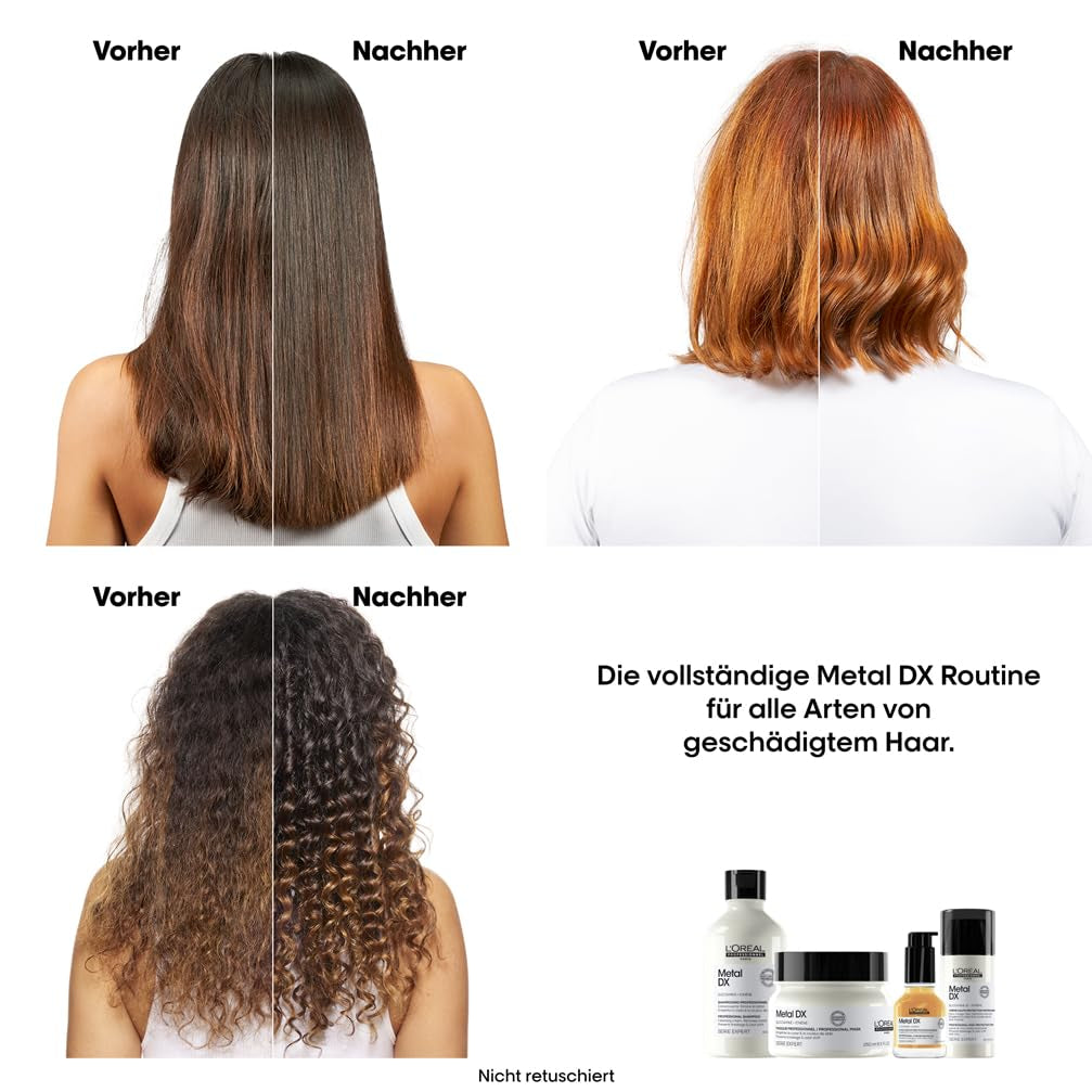 L'Oréal Professionnel Pro barvené vlasy, Zářivé barvy a lesk, řada Expert, Metal DX Maska na vlasy Naty Shop