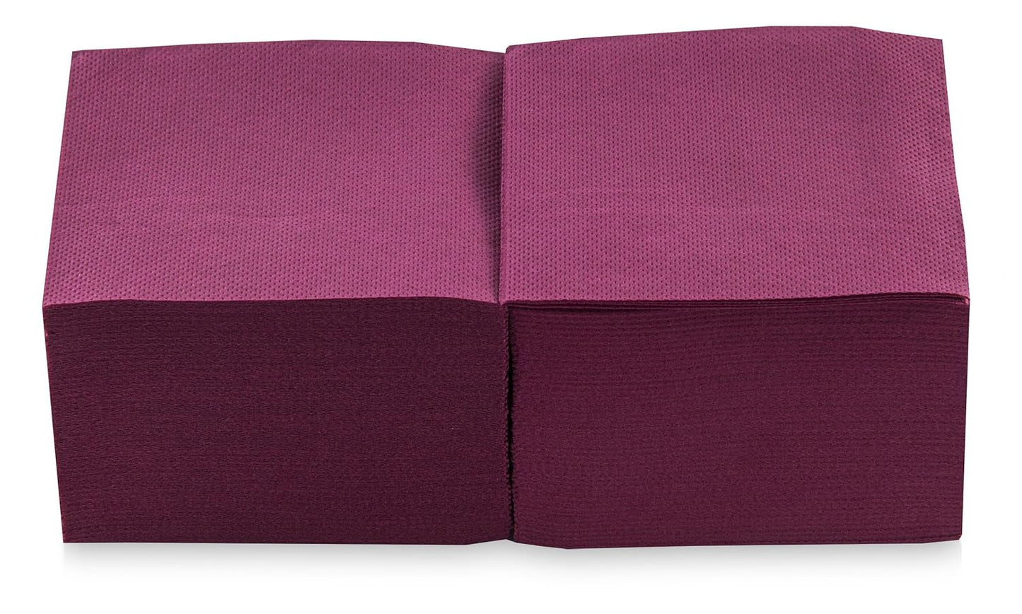 Saten Ser22104961 Koktejl, ubrousky 20 X 20, 2 vrstvy, 1/4 přeložení, 100 ubrousků, Punta-Punta, černá