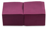 Saten Ser22104961 Koktejl, ubrousky 20 X 20, 2 vrstvy, 1/4 přeložení, 100 ubrousků, Punta-Punta, černá
