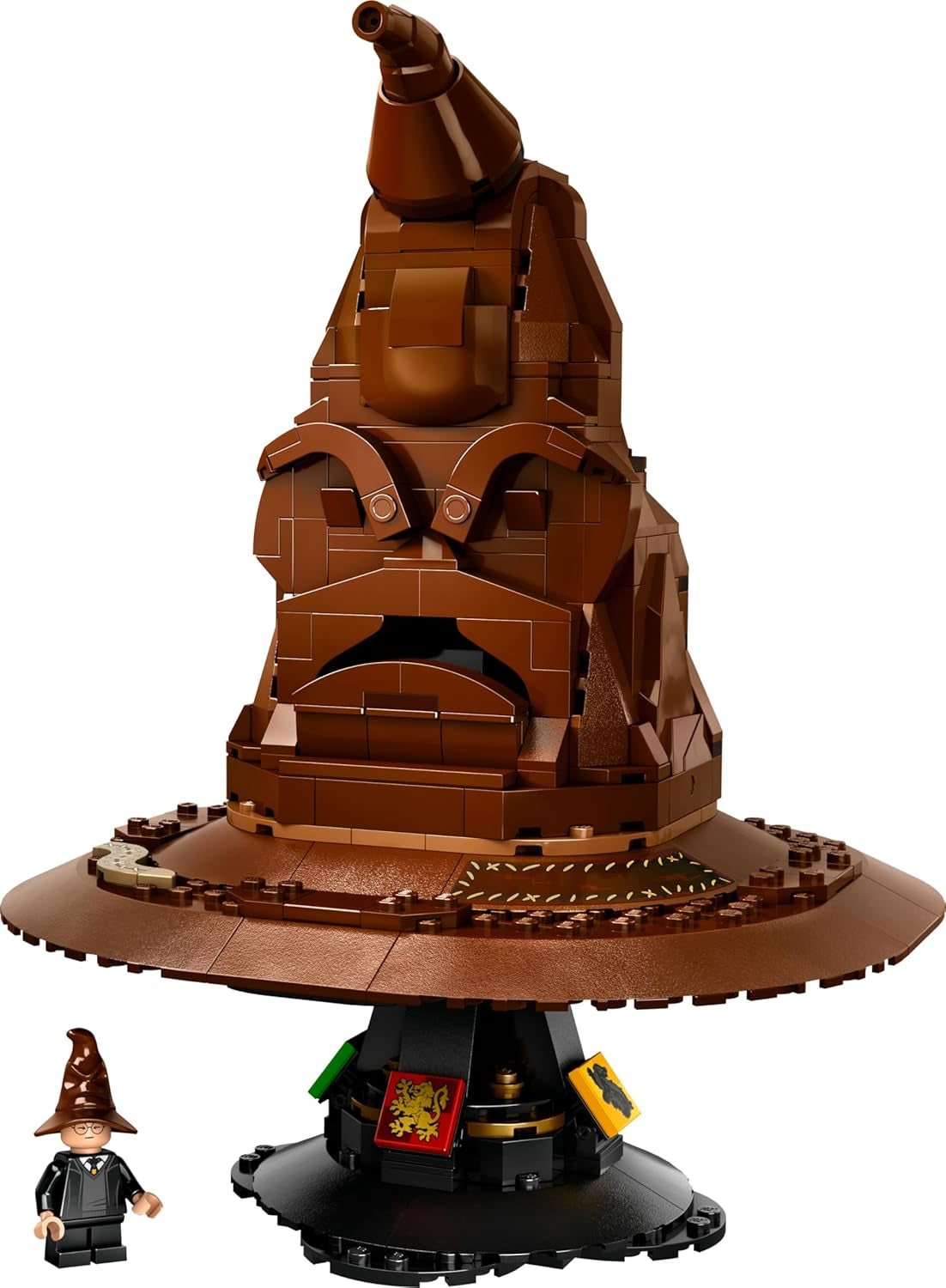 LEGO Harry Potter Mluvící klobouk Model Bradavic Dárek pro dospělé pro ženy Muži Máma Táta s 31 náhodnými kombinacemi zvuků Zařadí vás do vašeho bradavického domu 76429 Stavebnice Besuche den LEGO-Store