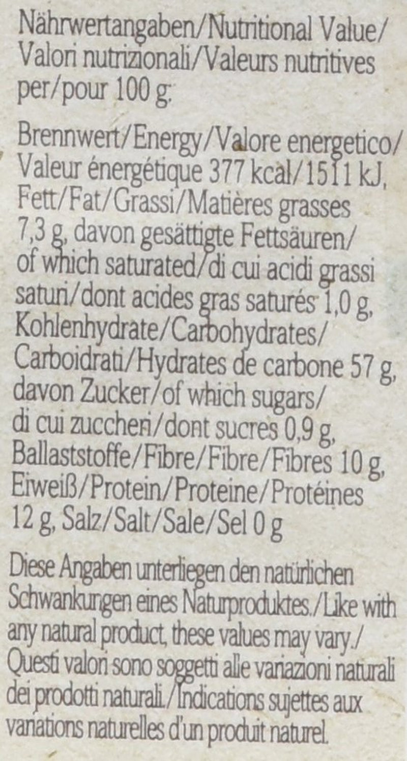 Verival Flocken Basis Müsli - Bio, balení 6 Err (6 X 1 Kg) Cereálie Naty Shop
