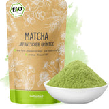 BIO Matcha prášek 100 g I Bez přísad - 100% přírodní I Prémiový japonský Matcha čaj I Prášek ze zeleného čaje od
