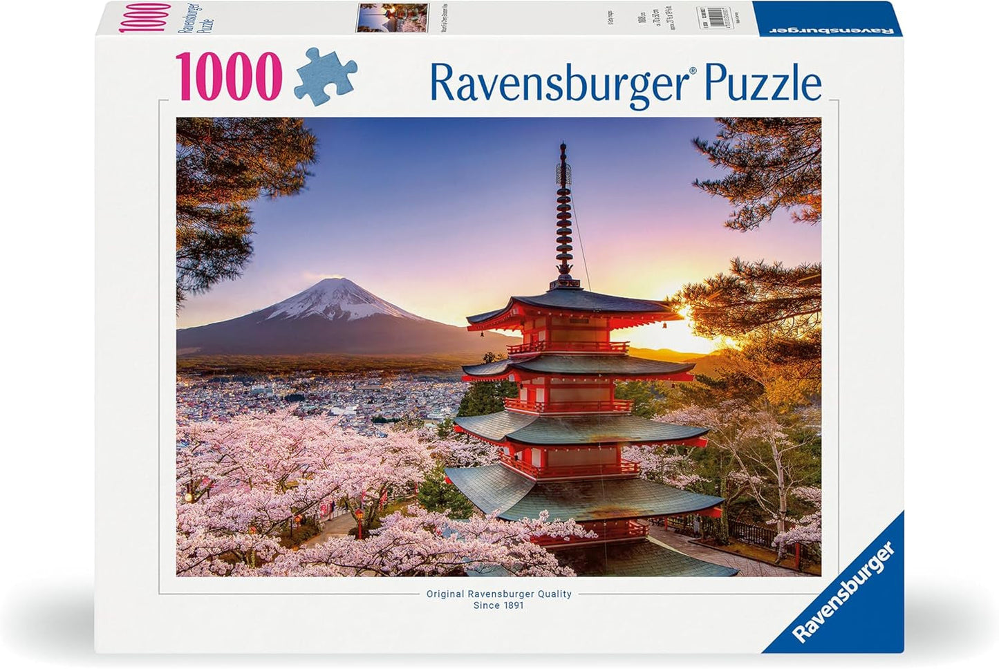 Ravensburger Puzzle 12000582 - Třešňové květy v Japonsku - 1000dílné puzzle pro dospělé a děti od 14 let, Puzzle Naty Shop