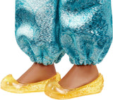 Mattel Disney Princess Toy Jasmine Fashion pohyblivá panenka se třpytivým oblečením a doplňky Dárek pro děti inspirovaný filmem Disney HLW12 Naty Shop Dolls
