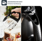 Espresso kávovar Tefal Includeo Filter, Espresso extrémně snadné použití, Vhodné pro praváky i leváky, Automatické otevírání víka, 1,25 l, 10 až 15 šálků, CM533811