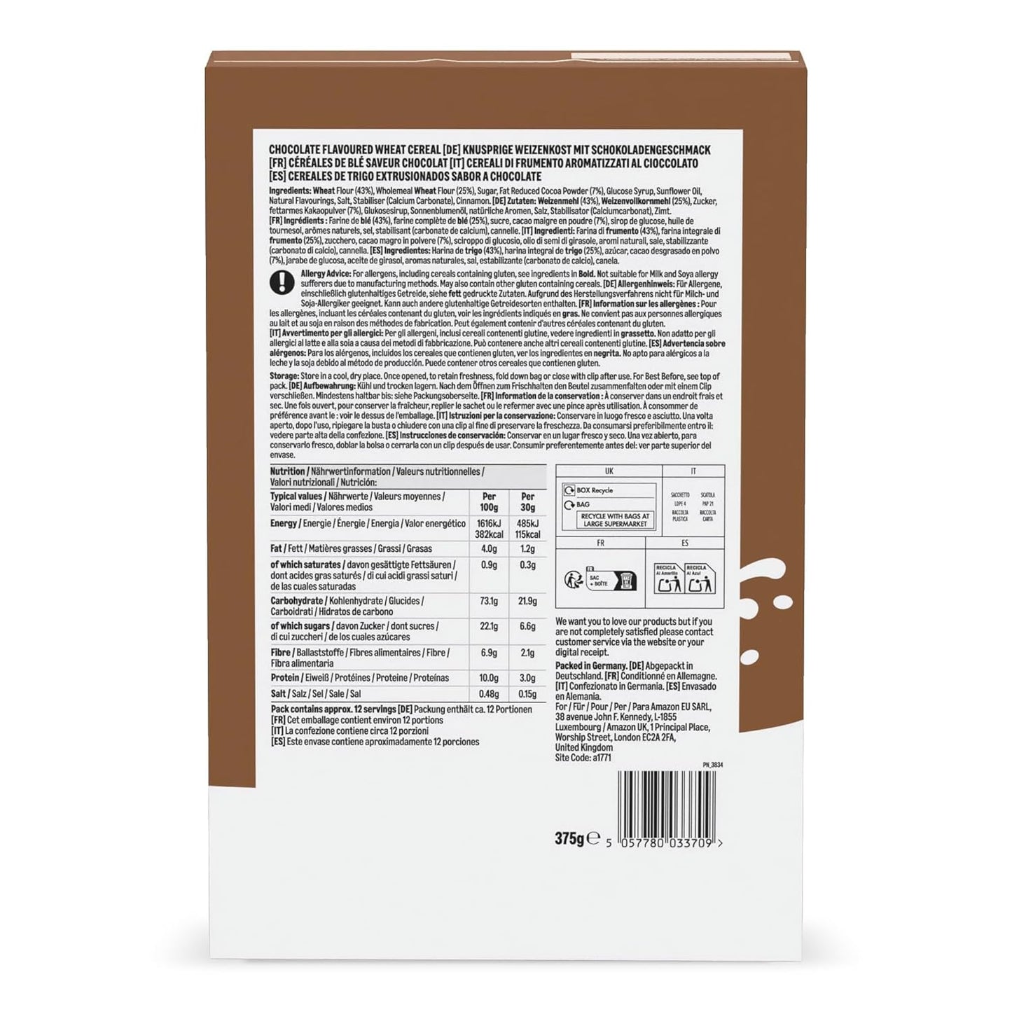 Čokoládové tyčinky z Amazonu, 375 g
