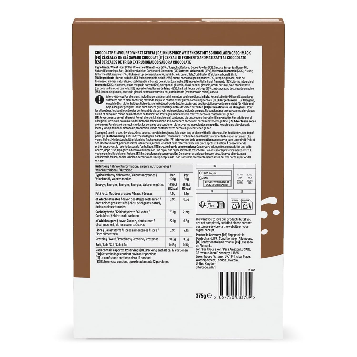 Čokoládové tyčinky z Amazonu, 375 g