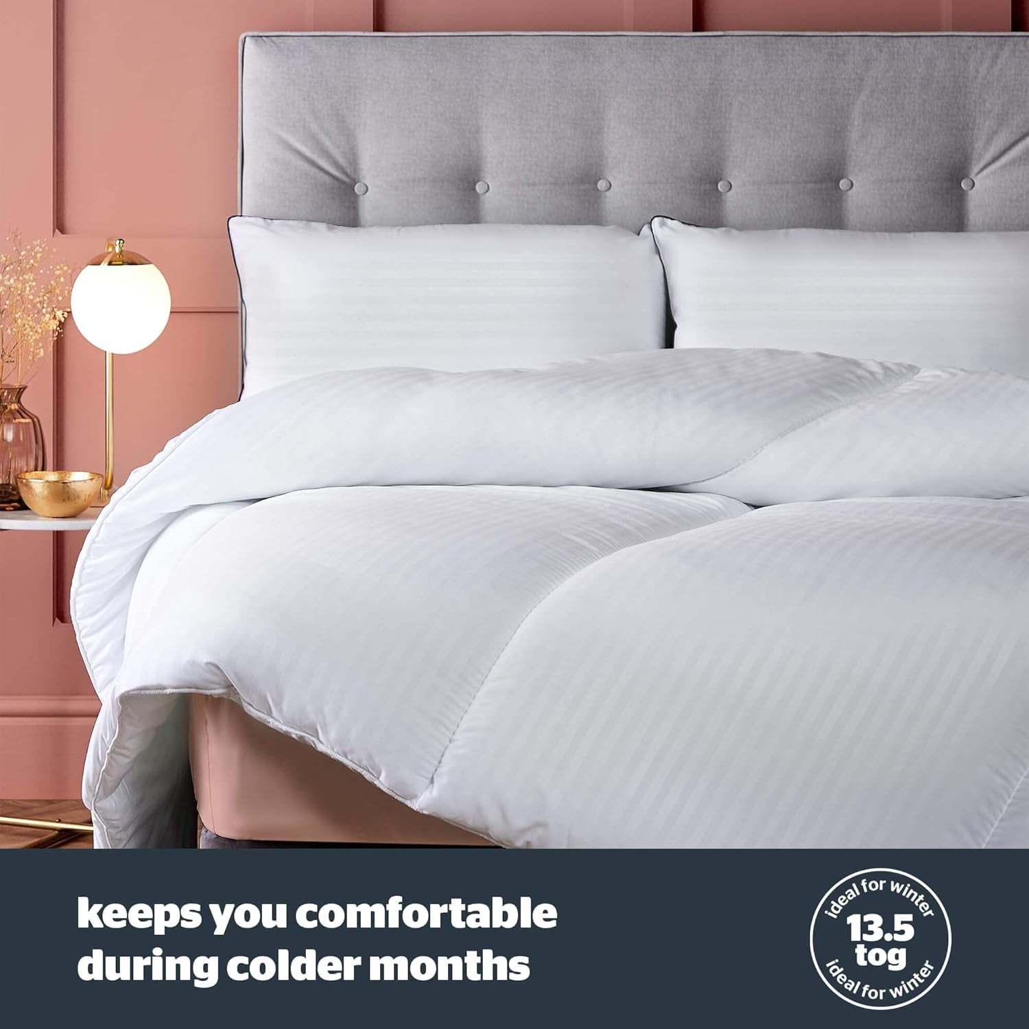 Silentnight Duvet Hotel Collection, 13,5 tog, polyester, bílá, Super King Přikrývky a přikrývky Naty Shop