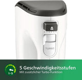 Philips ruční mixér, 450 W, 5 Geschwindigkeiten plus Turbo, Weiß/Grau (HR3741/00) Kuchyně Naty Shop