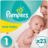Pleny Pampers Premium Protection New Baby, velikost 1 (novorozenecké), 22 kusů