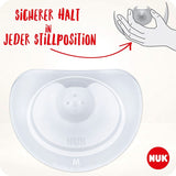 NUK Stillhütchen | Brusthütchen Zum Stillen | Schützt Vor Wunden Brustwarzen | Dünnes Silikon | Größe M (20 mm) | Včetně Schutzdose | 2 Stück Dětská výživa a doplňky ke kojení Naty Shop