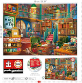 Educa - Puzzle 1000 dílků pro dospělé | Knihovna. Rozměry: 68 X 48 cm. Obsahuje lepidlo na puzzle Fixpuzzle. Už 14 let (19925) Puzzle Naty Shop