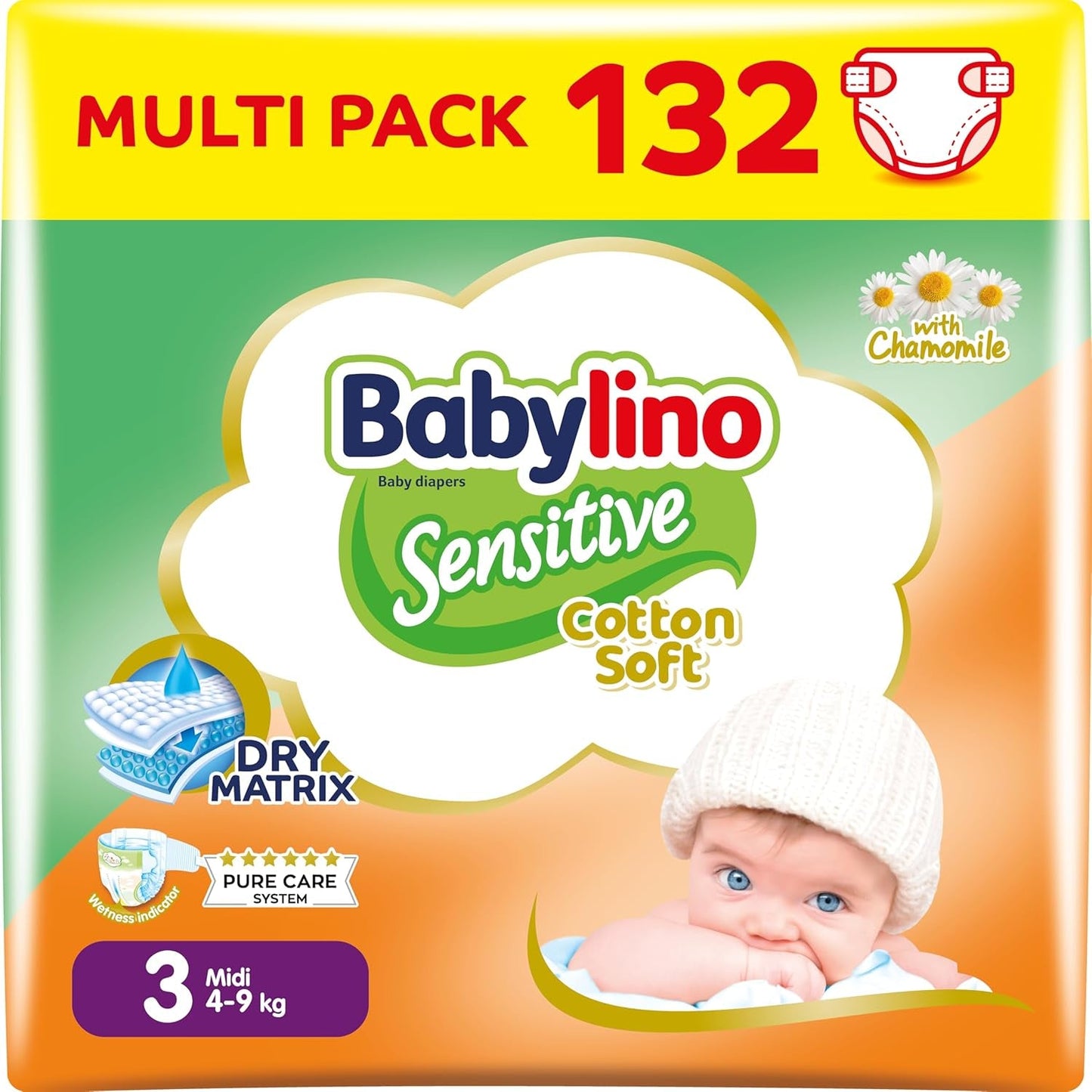 Pleny pro citlivá miminka, velikost 7, extra velké plus (+15 kg), 14 kusů