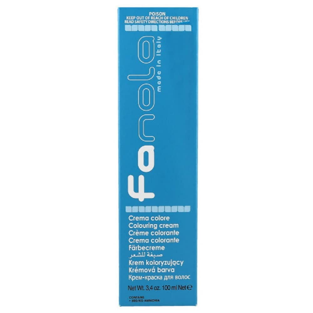 Fanola crema colore Barvicí krém 7.0 Blond, 100 ml Barva na vlasy Naty Shop 6.0 Tmavá blond