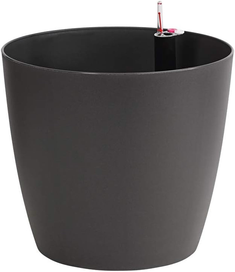 Dehner Mila květináč se samozavlažovacím systémem, Ø 30 cm, výška 26 cm, plast, bílá