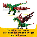LEGO Creator 3v1 Zelený drak - Hračka - Promění se v mořského hada nebo Fénixe - Stavebnice zvířátek pro děti - Dárek pro chlapce a dívky od 9 let 31161 Stavebnice Besuche den LEGO-Store