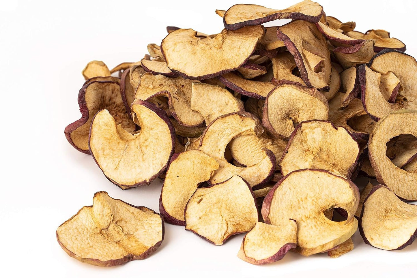 Sušené plátky jablek 250g | 100% přírodní celé ovoce | bez pláště | bez semínek | bez přísad | nesířený | bez přidaného cukru Dehydrované produkty Naty Shop
