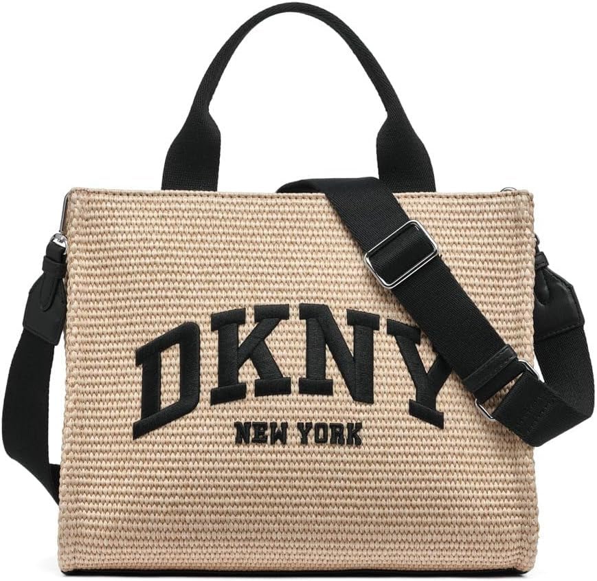 Dámské kabelky DKNY Hadlee Md Tote Bags Dámské Naty Shop Přírodní/černá