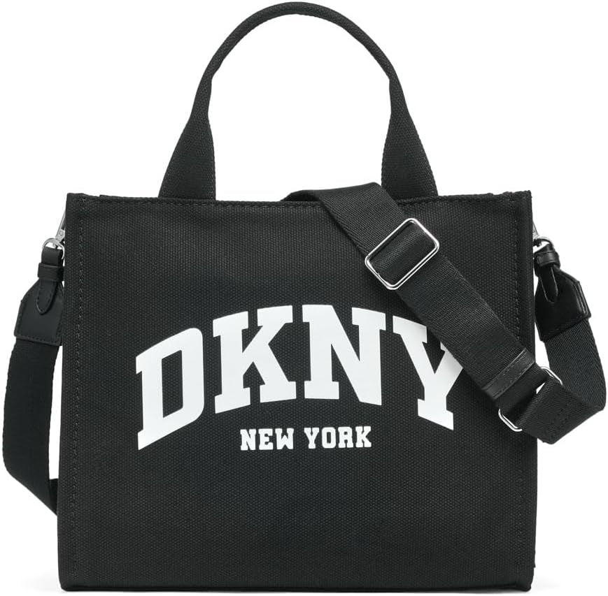 Dámské kabelky DKNY Hadlee Md Tote Bags Dámské Naty Shop černá/stříbrná