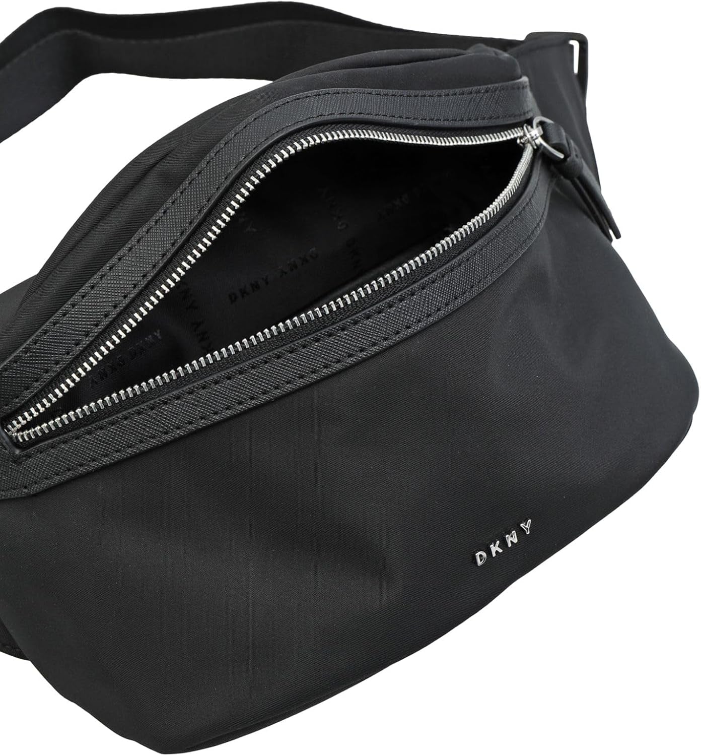 Dámské DKNY R23IEA41-BSV-1 Crossbody, černá/stříbrná Dámské tašky Naty Shop