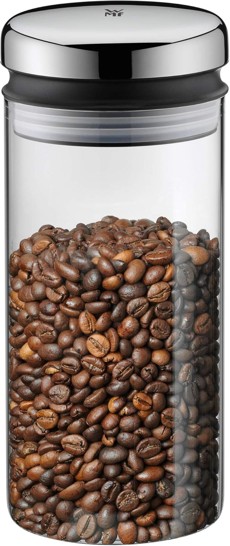 WMF Barista dávkovač sirupu/medu 240ml, skleněná dóza & depot 1l, výška 21,5 cm, dóza s víkem, zásobník na zrnkovou kávu, dóza na cereálie, dóza na potraviny s velkým plnicím otvorem Dózy na potraviny Naty Shop