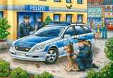 Ravensburger Puzzle pro děti - 07574 Policie a hasiči - Puzzle pro děti od 3 let, s 2X12 dílky Puzzle Naty Shop