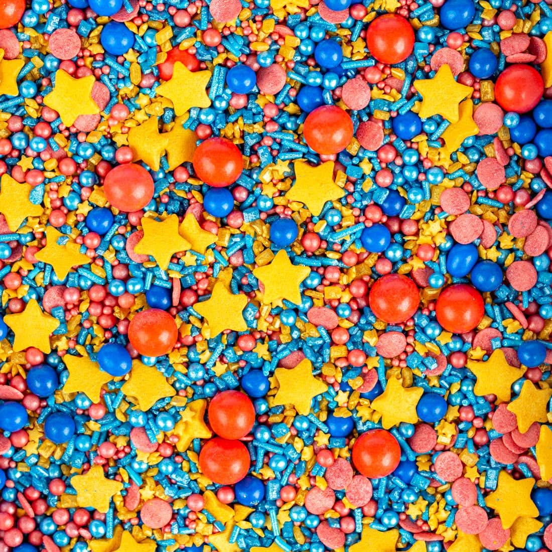 Super Streusel SuperErou, směs posypů, 90 gramů Sprinkles Naty Shop