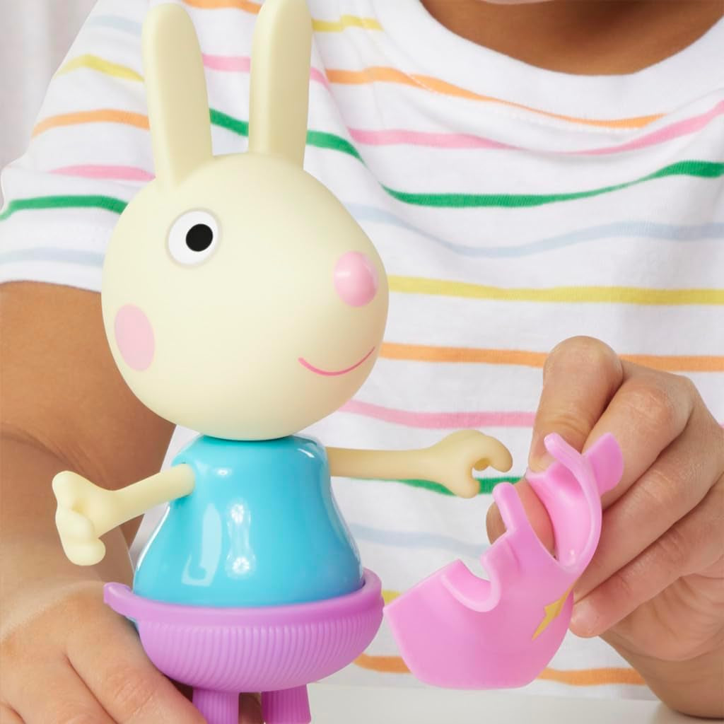 Prasátko Peppa Luisa Spoon - Zábavná figurka na převlékání, 15 cm panenka s doplňky a oblečením, sada interaktivních hraček pro batolata od 3 let