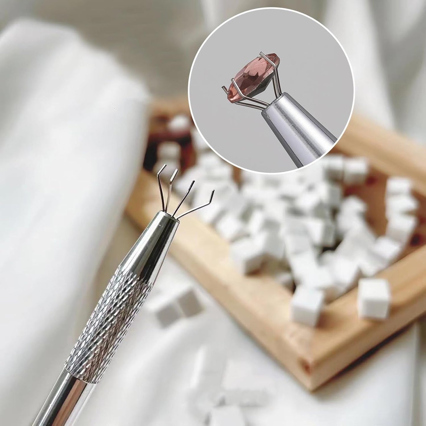 100 Stück Nail Art Schwamm Mit Piercing Zange,Nail Art Zubehör Schwamm Mit Piercing Kugel Aufdreher,Aplikátor houbového štětce,Nagelkunst-Rendering-Werkzeuge,Für Gradient Nail Art Patterns Erstellen.