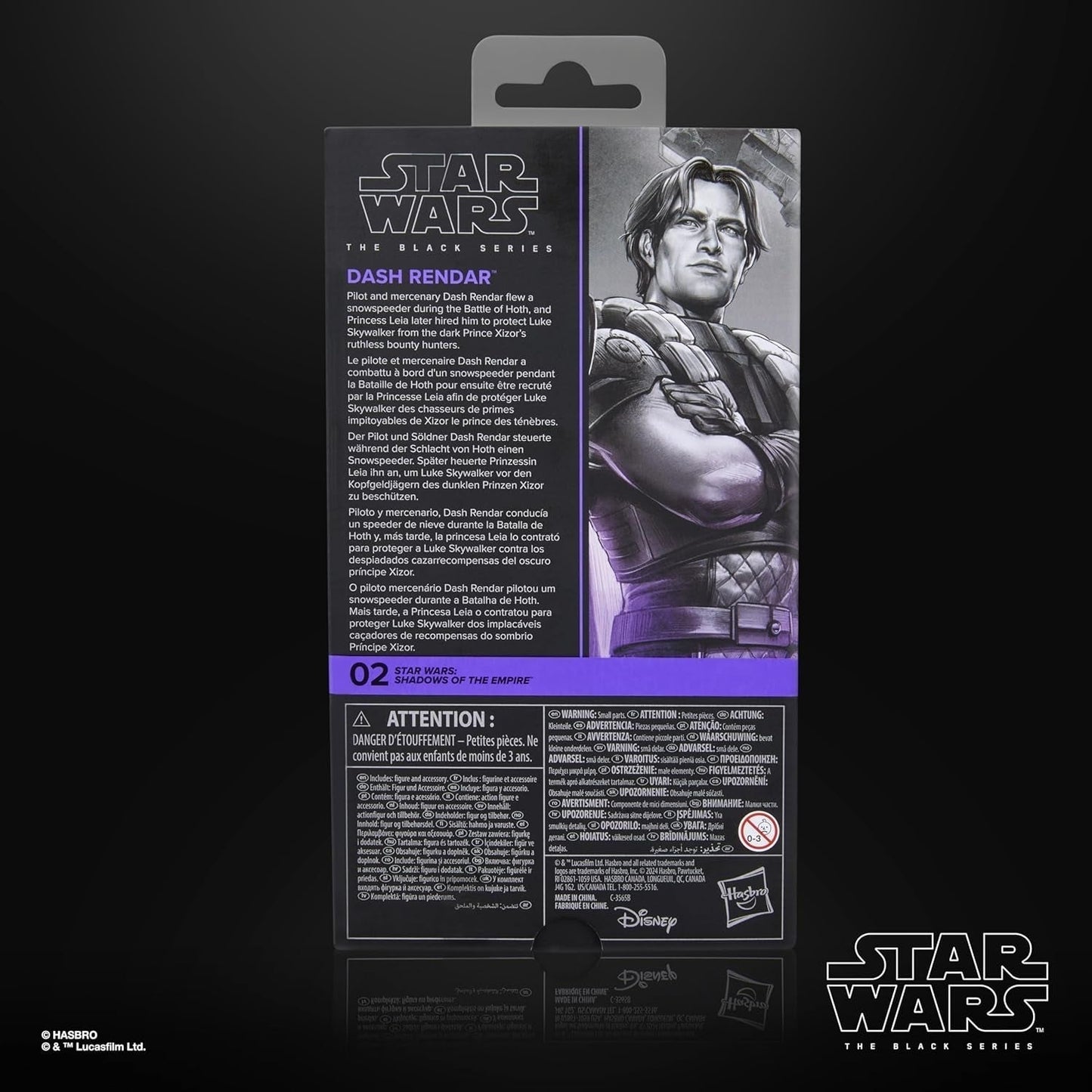 Star Wars Černá série Dash Rendar, Star Wars: Shadows of the Empire Sběratelská figurka (15 cm) Akční figurky Naty Shop
