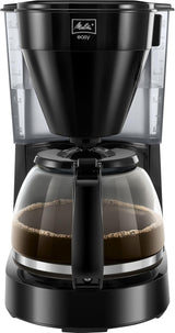 Melitta Easy – Espresso kávovar s filtrem a skleněnou karafou, až na 10 šálků kávy, černá