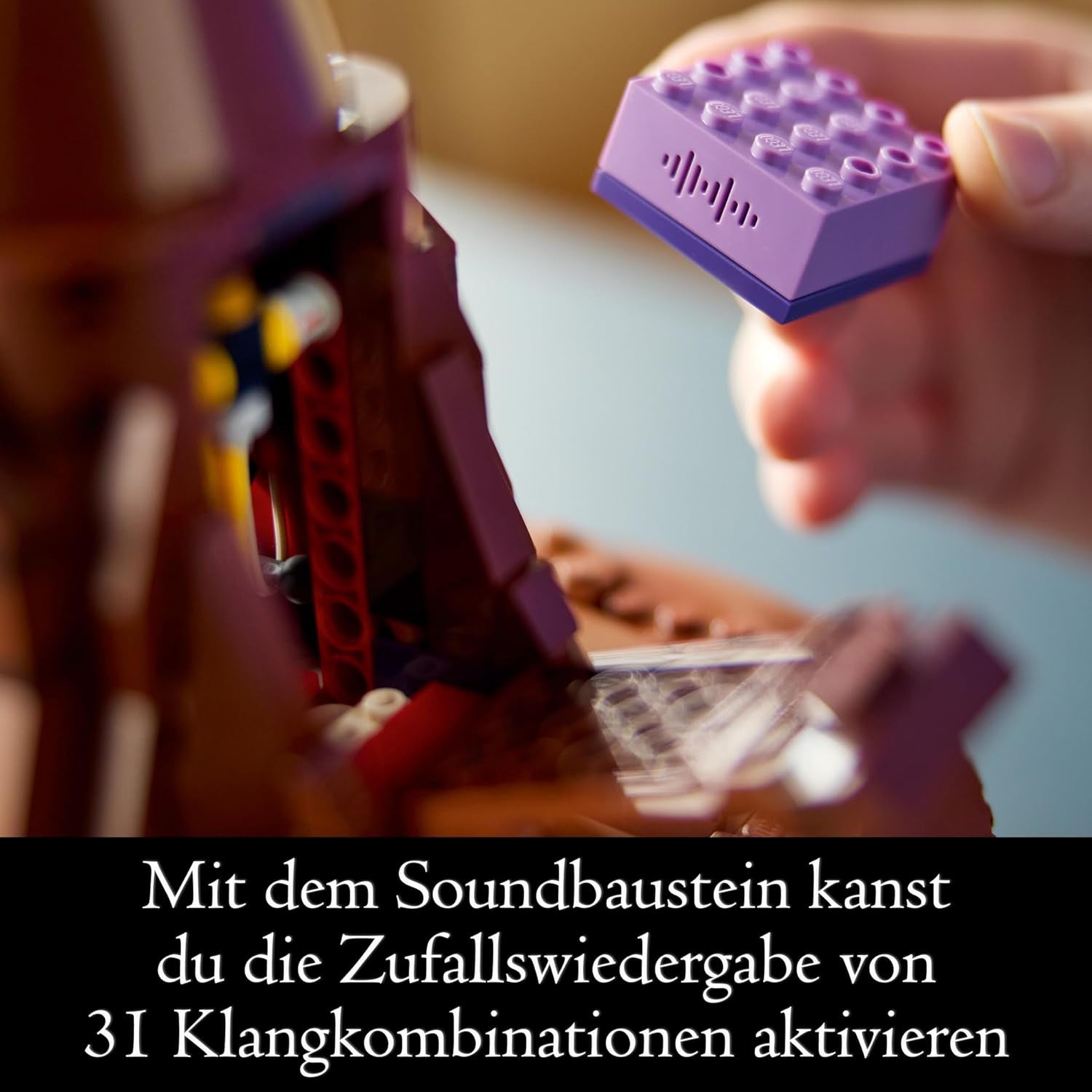 LEGO Harry Potter Mluvící klobouk Model Bradavic Dárek pro dospělé pro ženy Muži Máma Táta s 31 náhodnými kombinacemi zvuků Zařadí vás do vašeho bradavického domu 76429 Stavebnice Besuche den LEGO-Store