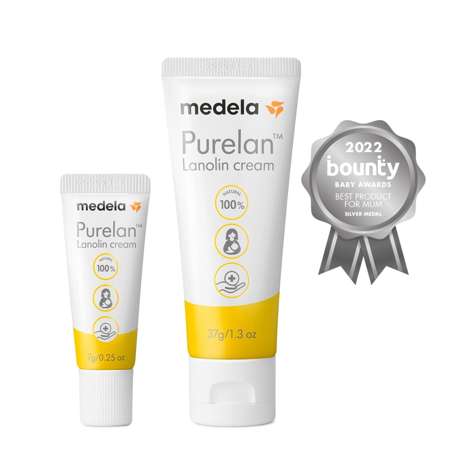 Medela Purelan 37G Lanolin Nipple Cream - krém na bolavé bradavky a suchou pokožku, 100% přírodní, hypoalergenní Příslušenství Potraviny a kojení Bebe Naty Shop