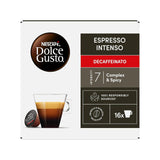 Nescafé Dolce Gusto Cafe Dolce Gusto Espresso Intenso Desc. | Nestle Pack 3 Kisten Mit 18 Kapseln, Die Jewells 16 Einheit (3er Pack)