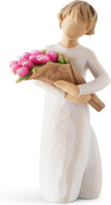 Figurka s jasnou nadějí Sošky a plastiky Naty Shop Pink