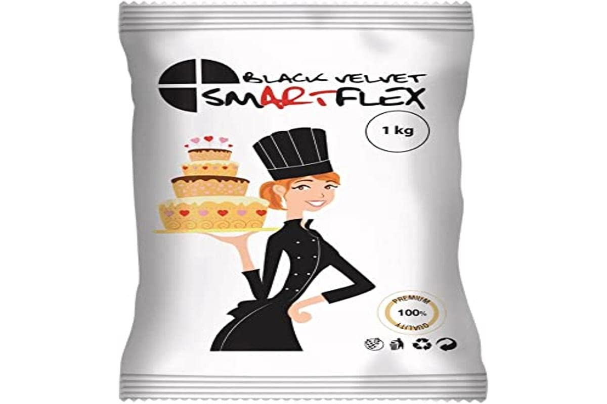 Black Velvet fondant, 1 kg cukrová pasta Naty Shop Default Title