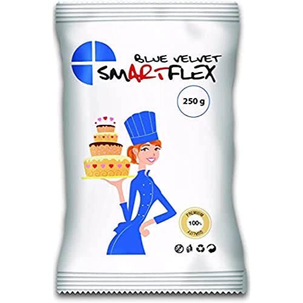 Fondant Blue Velvet, 250 g Sugarpaste Naty Shop Výchozí název