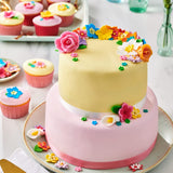 FunCakes Royal Purple Rolled Fondant: Snadné použití, hladký, pružný, měkký a poddajný, ideální pro zdobení dortů. Bezlepková cukrová pasta Naty Shop 250 g (balení 2 ks).