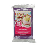 FunCakes Royal Purple Rolled Fondant: Snadné použití, hladký, pružný, měkký a poddajný, ideální pro zdobení dortů. Bezlepková cukrová pasta Naty Shop Royal Purple 250 g (balení po 2 ks) 250 g