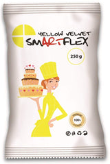 Fondant Yellow Velvet, 250 g Naty Shop cukrová pasta 250 G (1 balení)