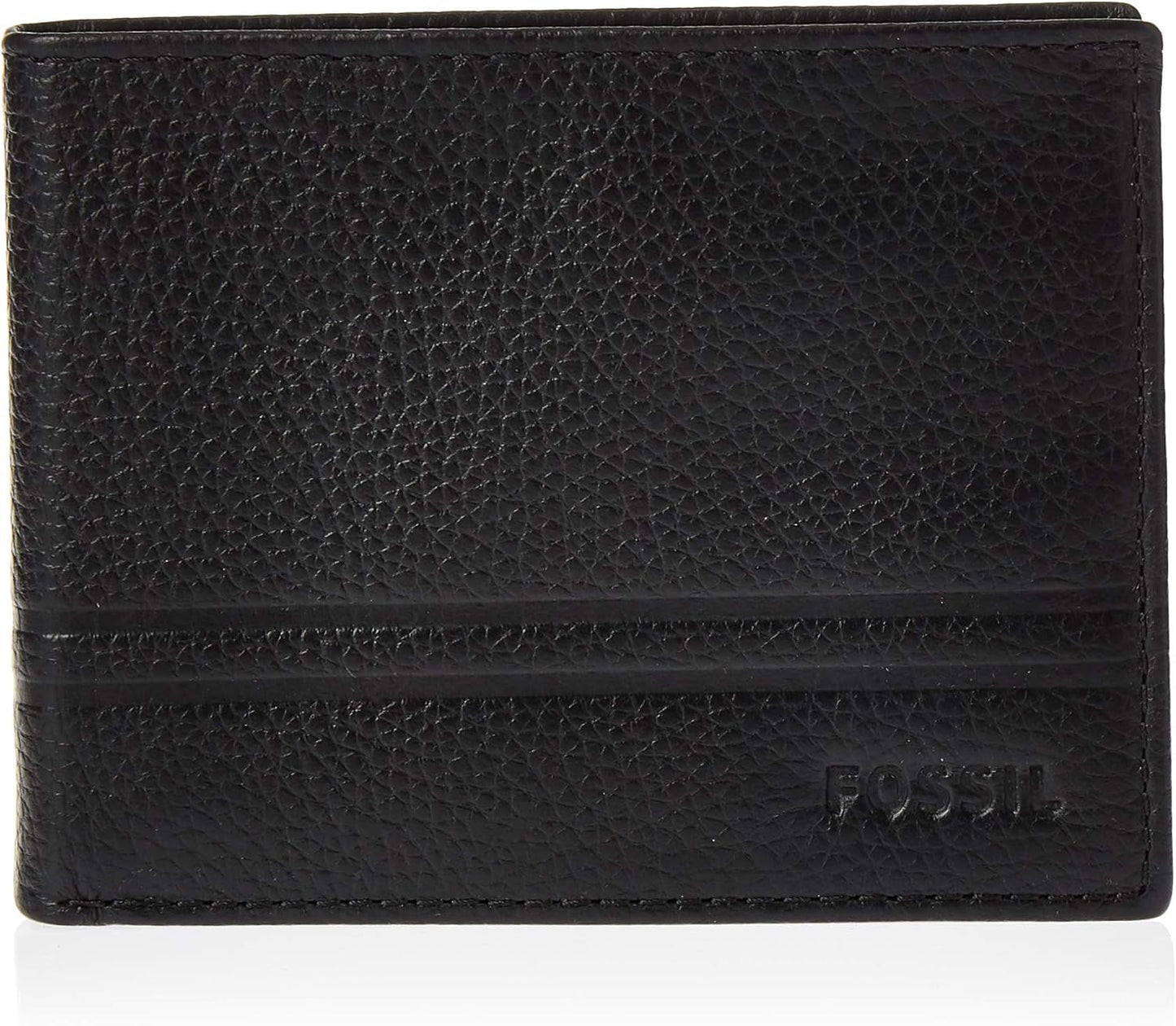 Fossil Men's Wilder Flip Id Bifold Cestovní doplňky Bi-Fold Peněženka Peněženka Muži Naty Shop Černá Wild Jedna velikost pro všechny