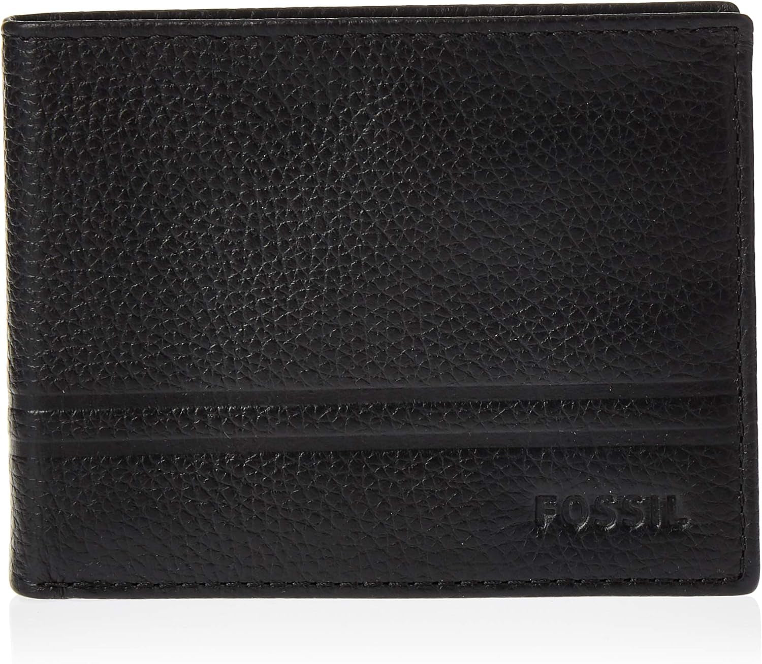 Fossil Men's Wilder Flip Id Bifold Cestovní doplňky Bi-Fold Peněženka Peněženka Muži Naty Shop Černá Wild Jedna velikost pro všechny