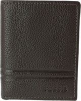 Peněženka Fossil Men Wilder Trifold Cestovní doplňky Peněženka Trifold Men Naty Shop Wild Tmavě hnědá Jedna velikost pro všechny